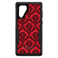 DistinctInk™ OtterBox Commuter Series Case for Apple iPhone or Samsung Galaxy - Red Black Damask Pattern