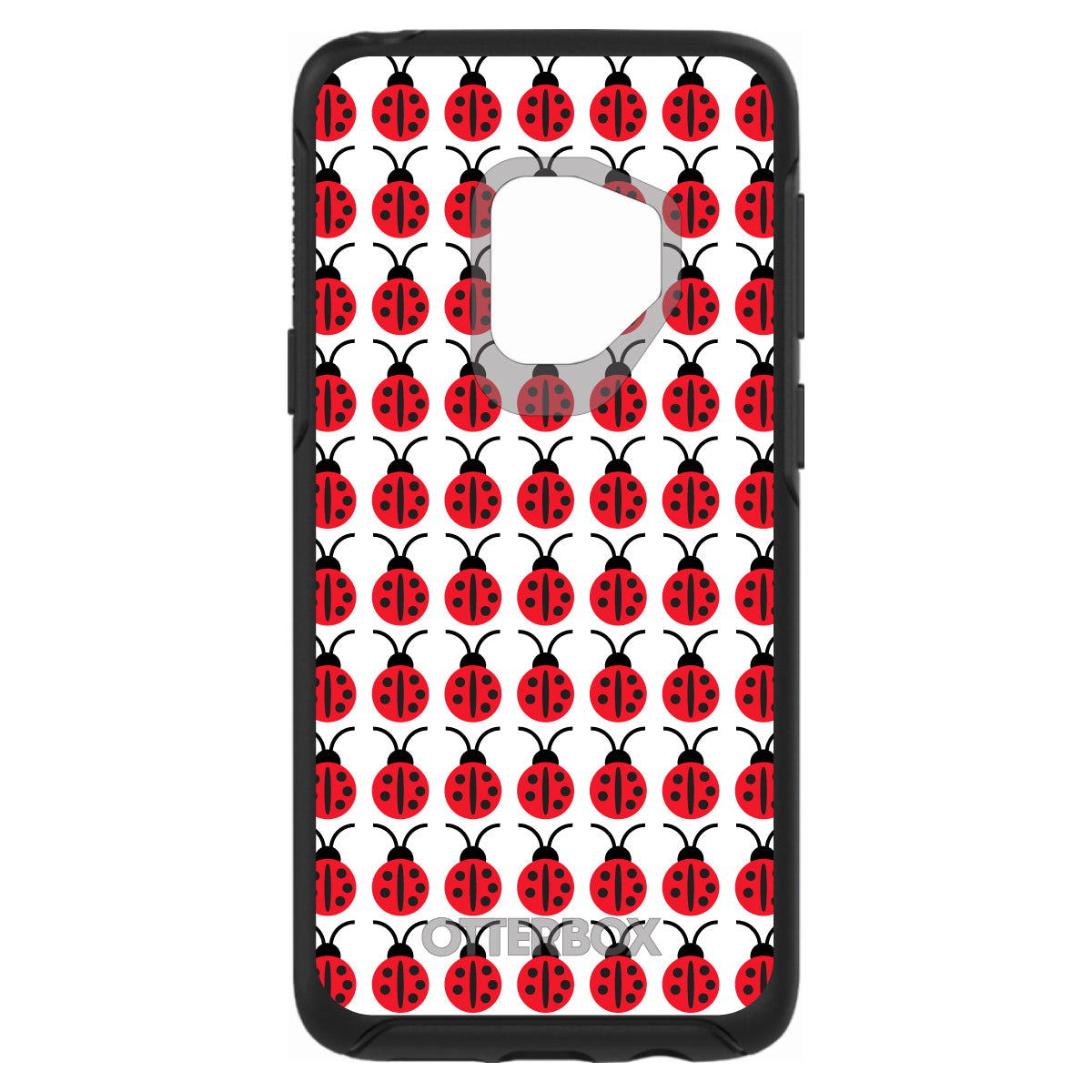 Red White Black Lady Bugs OtterBox Symmetry Case for iPhone & Galaxy, view 8