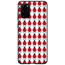 DistinctInk® Hard Plastic Snap-On Case for Apple iPhone or Samsung Galaxy - Red White Black Lady Bugs