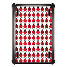 DistinctInk™ OtterBox Defender Series Case for Apple iPad / iPad Pro / iPad Air / iPad Mini - Red White Black Lady Bugs