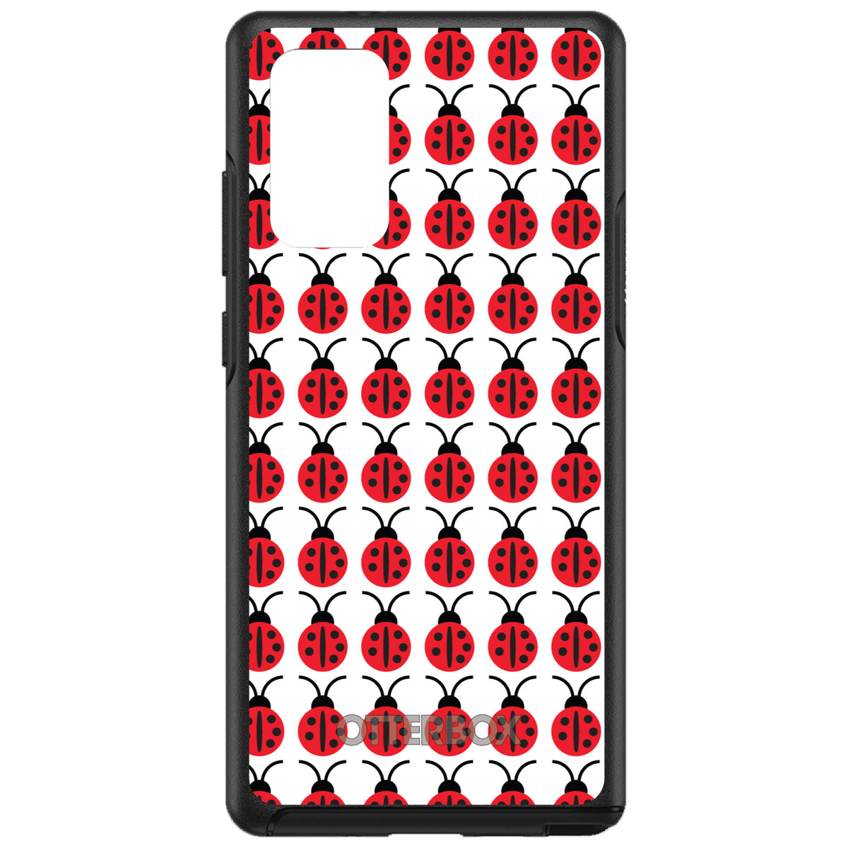 Red White Black Lady Bugs OtterBox Symmetry Case for iPhone & Galaxy, view 10