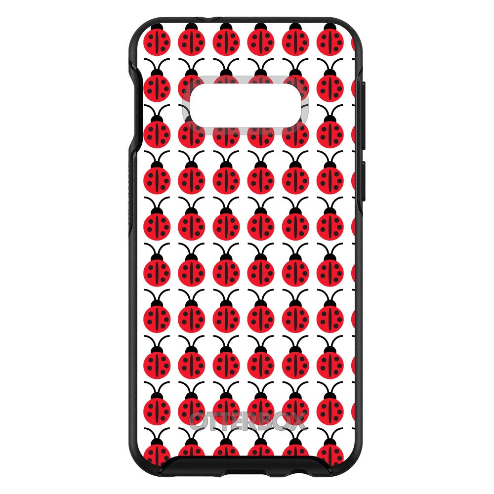 Red White Black Lady Bugs OtterBox Symmetry Case for iPhone & Galaxy, view 7