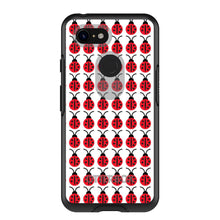 DistinctInk™ OtterBox Symmetry Series Case for Apple iPhone / Samsung Galaxy / Google Pixel - Red White Black Lady Bugs