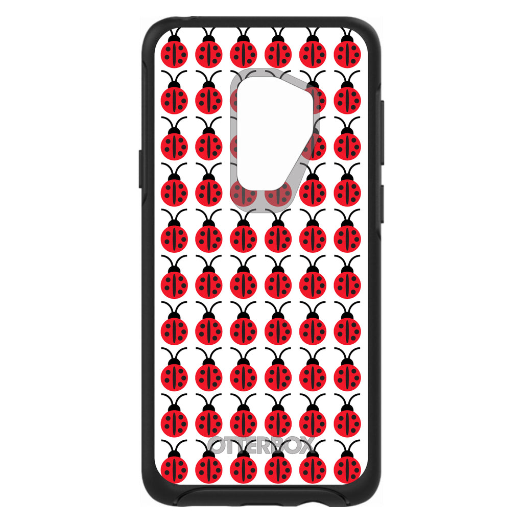 Red White Black Lady Bugs OtterBox Symmetry Case for iPhone & Galaxy, view 9