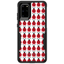 DistinctInk™ OtterBox Commuter Series Case for Apple iPhone or Samsung Galaxy - Red White Black Lady Bugs