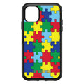 Primary Color Puzzle Pieces Autism OtterBox Symmetry Case for iPhone & Galaxy