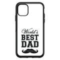 Black World's Best Dad Moustache OtterBox Symmetry Case for iPhone & Galaxy