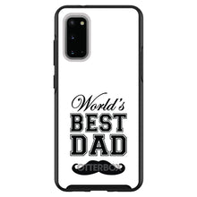 DistinctInk™ OtterBox Symmetry Series Case for Apple iPhone / Samsung Galaxy / Google Pixel - Black Worlds Best Dad Moustache