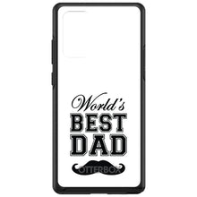 DistinctInk™ OtterBox Symmetry Series Case for Apple iPhone / Samsung Galaxy / Google Pixel - Black Worlds Best Dad Moustache