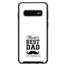 DistinctInk™ OtterBox Symmetry Series Case for Apple iPhone / Samsung Galaxy / Google Pixel - Black Worlds Best Dad Moustache