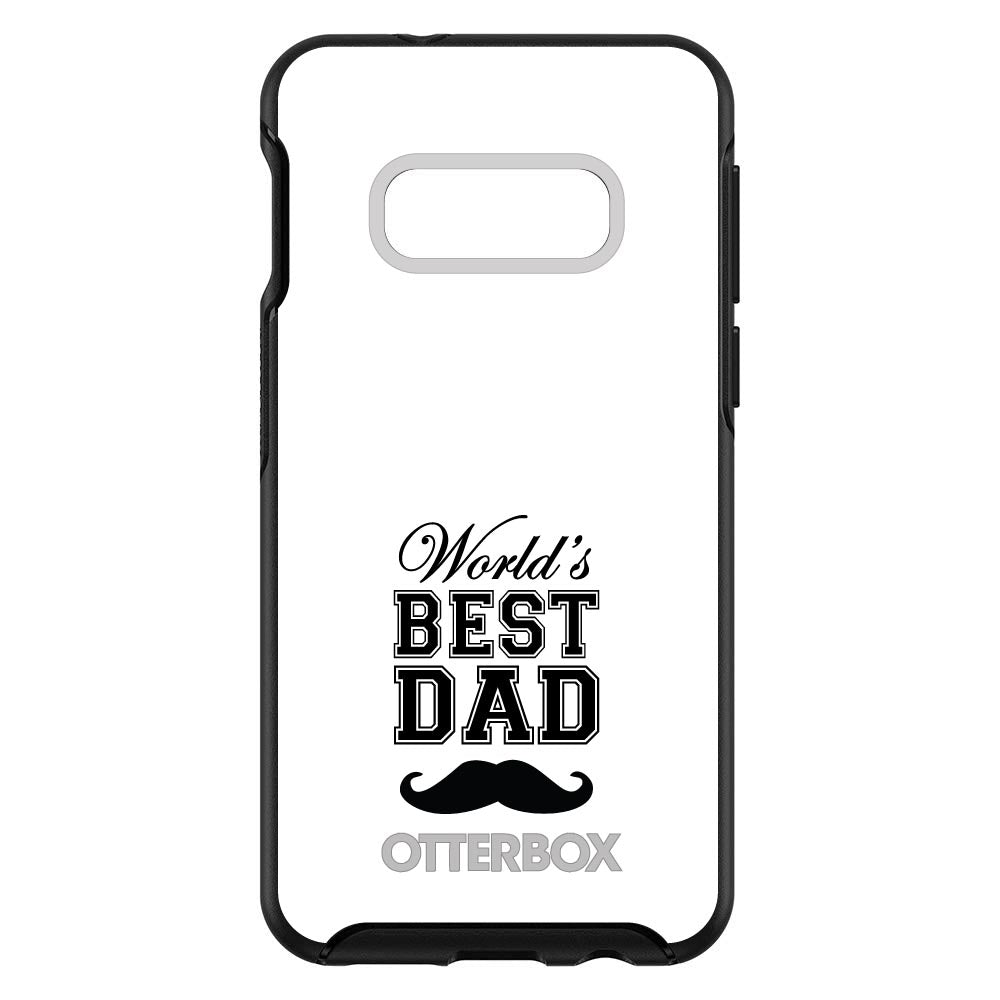 Black World's Best Dad Moustache OtterBox Symmetry Case for iPhone & Galaxy, view 7