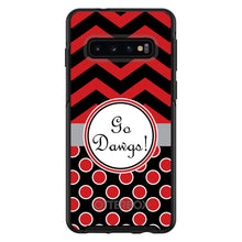 DistinctInk™ OtterBox Symmetry Series Case for Apple iPhone / Samsung Galaxy / Google Pixel - Red Black Go Dawgs