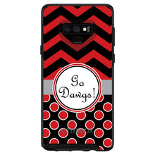 DistinctInk™ OtterBox Symmetry Series Case for Apple iPhone / Samsung Galaxy / Google Pixel - Red Black Go Dawgs