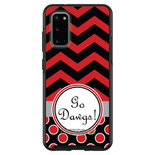 DistinctInk™ OtterBox Symmetry Series Case for Apple iPhone / Samsung Galaxy / Google Pixel - Red Black Go Dawgs