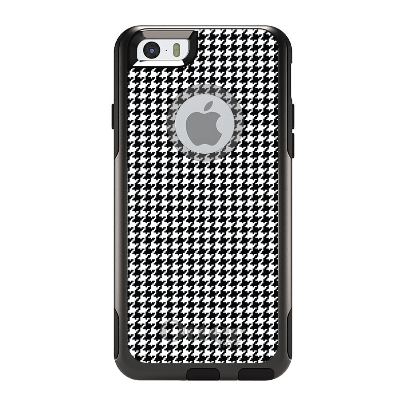 Black White Houndstooth Pattern OtterBox Commuter Case for iPhone & Galaxy, view 4