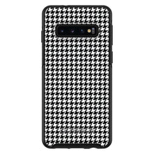 DistinctInk™ OtterBox Symmetry Series Case for Apple iPhone / Samsung Galaxy / Google Pixel - Black White Houndstooth Pattern