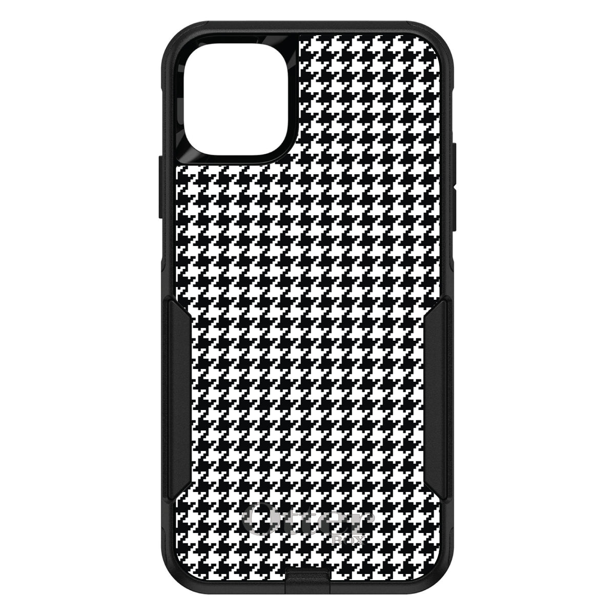 Black White Houndstooth Pattern OtterBox Commuter Case for iPhone & Galaxy, view 2