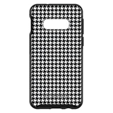 DistinctInk™ OtterBox Symmetry Series Case for Apple iPhone / Samsung Galaxy / Google Pixel - Black White Houndstooth Pattern