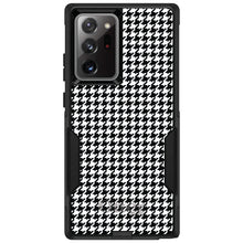 DistinctInk™ OtterBox Commuter Series Case for Apple iPhone or Samsung Galaxy - Black White Houndstooth Pattern
