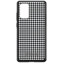 DistinctInk™ OtterBox Symmetry Series Case for Apple iPhone / Samsung Galaxy / Google Pixel - Black White Houndstooth Pattern
