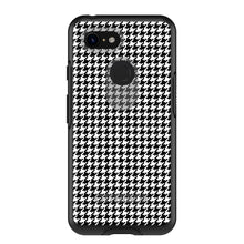 DistinctInk™ OtterBox Symmetry Series Case for Apple iPhone / Samsung Galaxy / Google Pixel - Black White Houndstooth Pattern