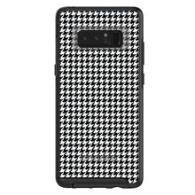 DistinctInk™ OtterBox Symmetry Series Case for Apple iPhone / Samsung Galaxy / Google Pixel - Black White Houndstooth Pattern