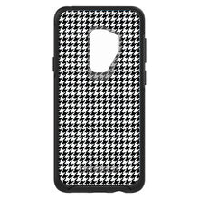 DistinctInk™ OtterBox Symmetry Series Case for Apple iPhone / Samsung Galaxy / Google Pixel - Black White Houndstooth Pattern