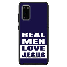 DistinctInk™ OtterBox Symmetry Series Case for Apple iPhone / Samsung Galaxy / Google Pixel - Navy Real Men Love Jesus