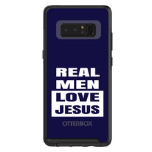 DistinctInk™ OtterBox Symmetry Series Case for Apple iPhone / Samsung Galaxy / Google Pixel - Navy Real Men Love Jesus
