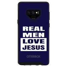 DistinctInk™ OtterBox Symmetry Series Case for Apple iPhone / Samsung Galaxy / Google Pixel - Navy Real Men Love Jesus