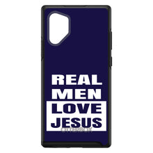 DistinctInk™ OtterBox Symmetry Series Case for Apple iPhone / Samsung Galaxy / Google Pixel - Navy Real Men Love Jesus