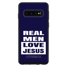 DistinctInk™ OtterBox Symmetry Series Case for Apple iPhone / Samsung Galaxy / Google Pixel - Navy Real Men Love Jesus