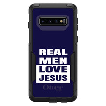 DistinctInk™ OtterBox Commuter Series Case for Apple iPhone or Samsung Galaxy - Navy Real Men Love Jesus