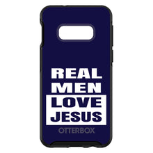 DistinctInk™ OtterBox Symmetry Series Case for Apple iPhone / Samsung Galaxy / Google Pixel - Navy Real Men Love Jesus