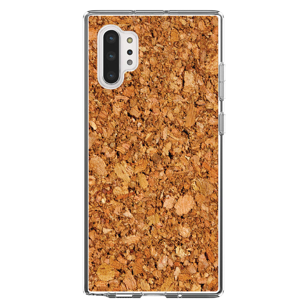 Dark Cork Board Image Print Clear Shockproof iPhone Case, view 10