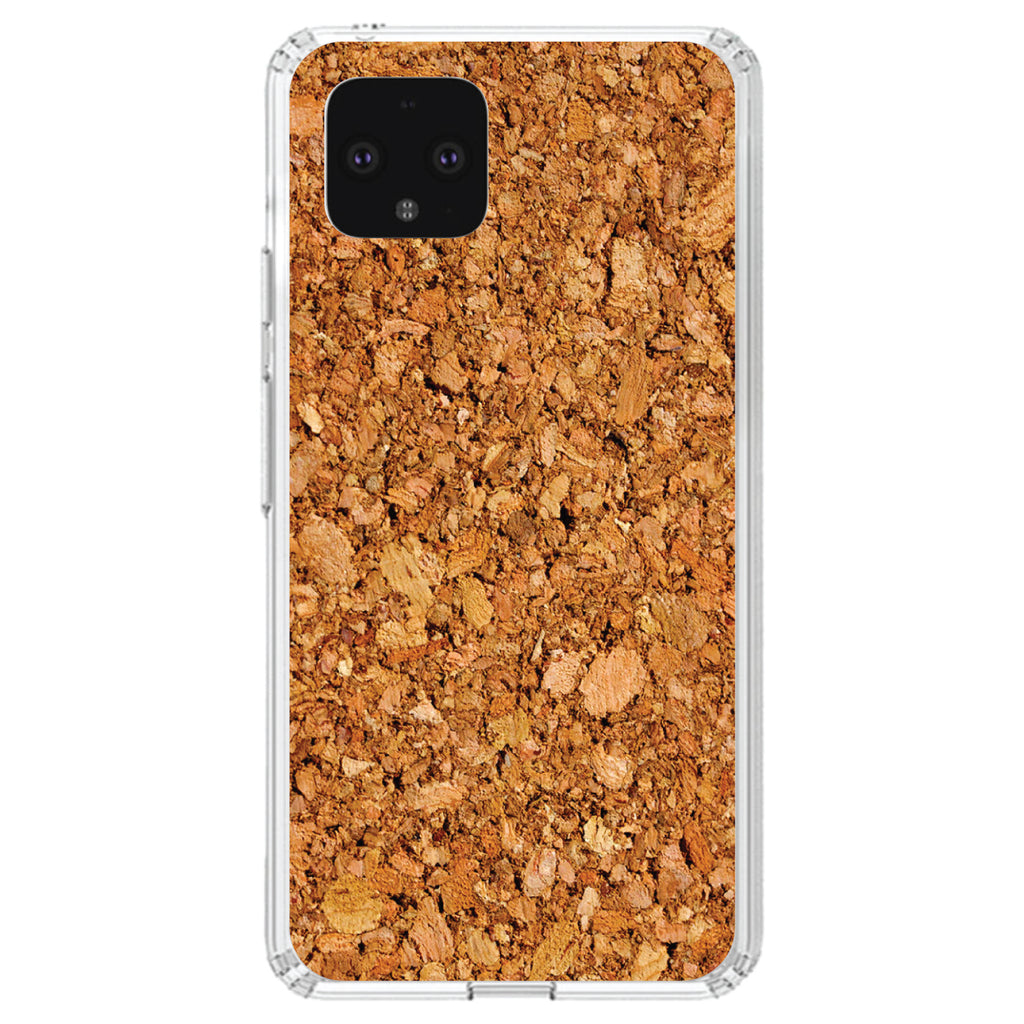 Dark Cork Board Image Print Clear Shockproof iPhone Case, view 24