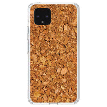 DistinctInk® Clear Shockproof Hybrid Case for Apple iPhone / Samsung Galaxy / Google Pixel - Dark Cork Board Image Print