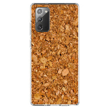 DistinctInk® Clear Shockproof Hybrid Case for Apple iPhone / Samsung Galaxy / Google Pixel - Dark Cork Board Image Print