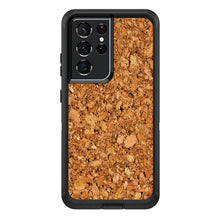 DistinctInk™ OtterBox Defender Series Case for Apple iPhone / Samsung Galaxy / Google Pixel - Dark Cork Board