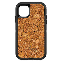 DistinctInk™ OtterBox Defender Series Case for Apple iPhone / Samsung Galaxy / Google Pixel - Dark Cork Board