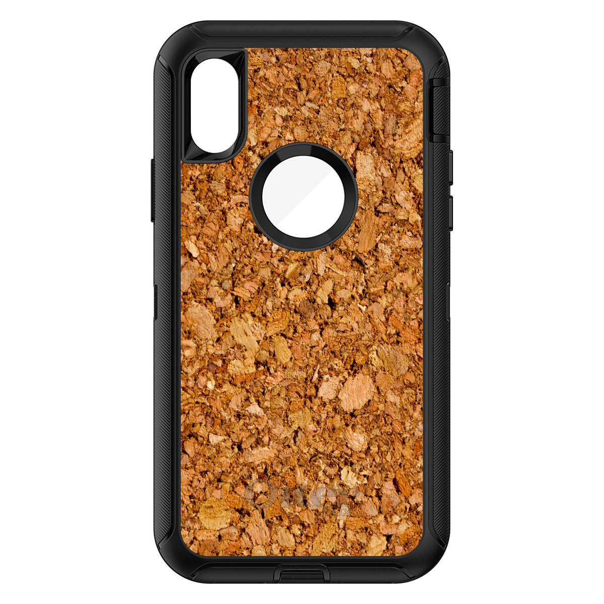 Dark Cork Board OtterBox Defender Case for iPhone & Galaxy, view 3