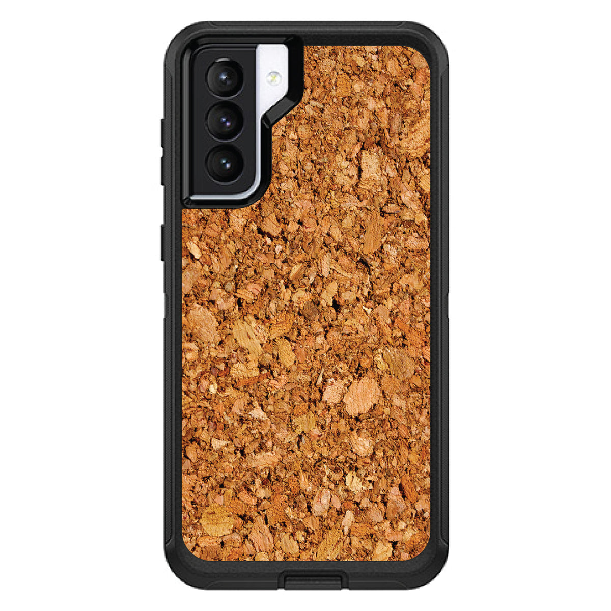 Dark Cork Board OtterBox Defender Case for iPhone & Galaxy, view 6