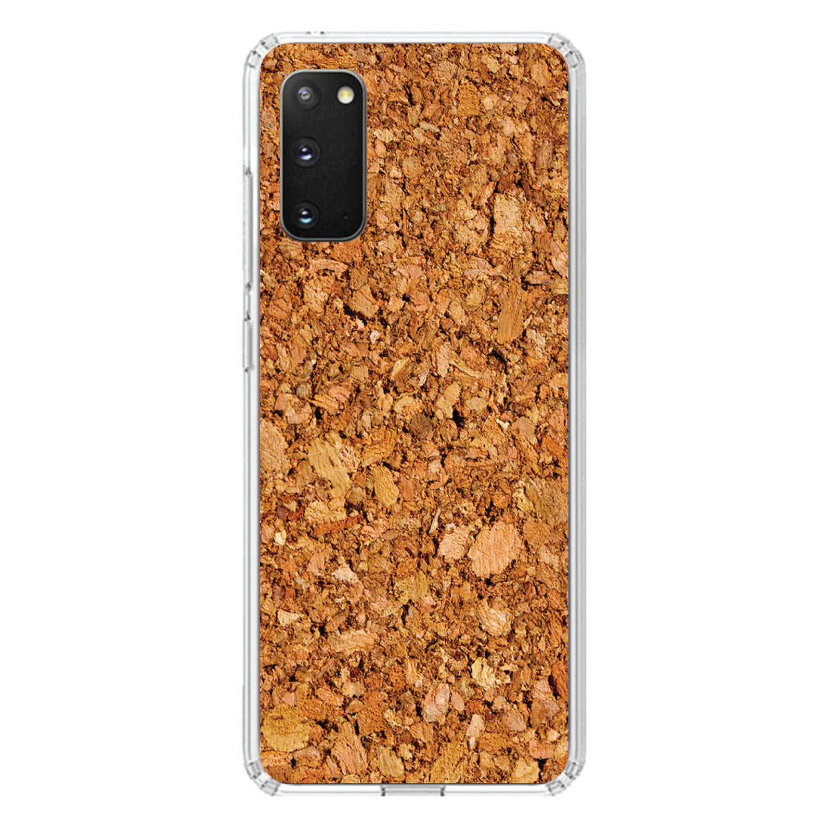 Dark Cork Board Image Print Clear Shockproof iPhone Case, view 14