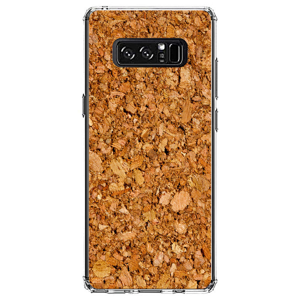 Dark Cork Board Image Print Clear Shockproof iPhone Case, view 12