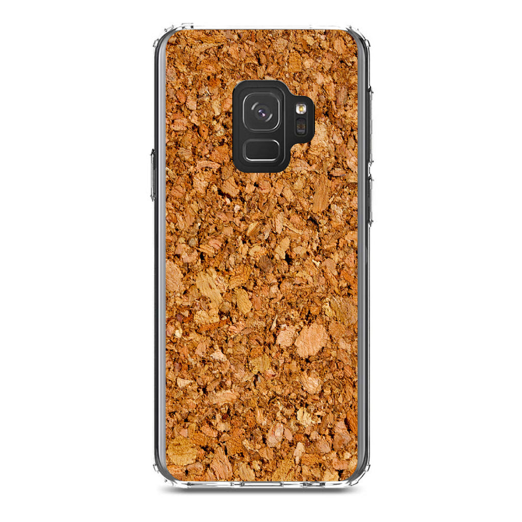 Dark Cork Board Image Print Clear Shockproof iPhone Case, view 19