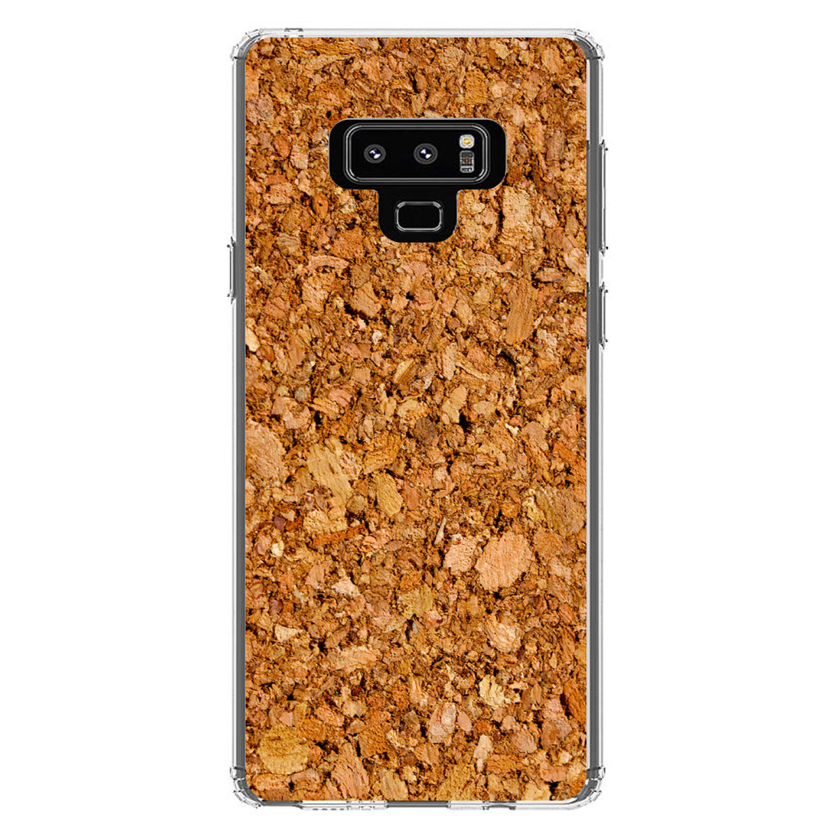 Dark Cork Board Image Print Clear Shockproof iPhone Case, view 11
