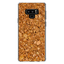 DistinctInk® Clear Shockproof Hybrid Case for Apple iPhone / Samsung Galaxy / Google Pixel - Dark Cork Board Image Print