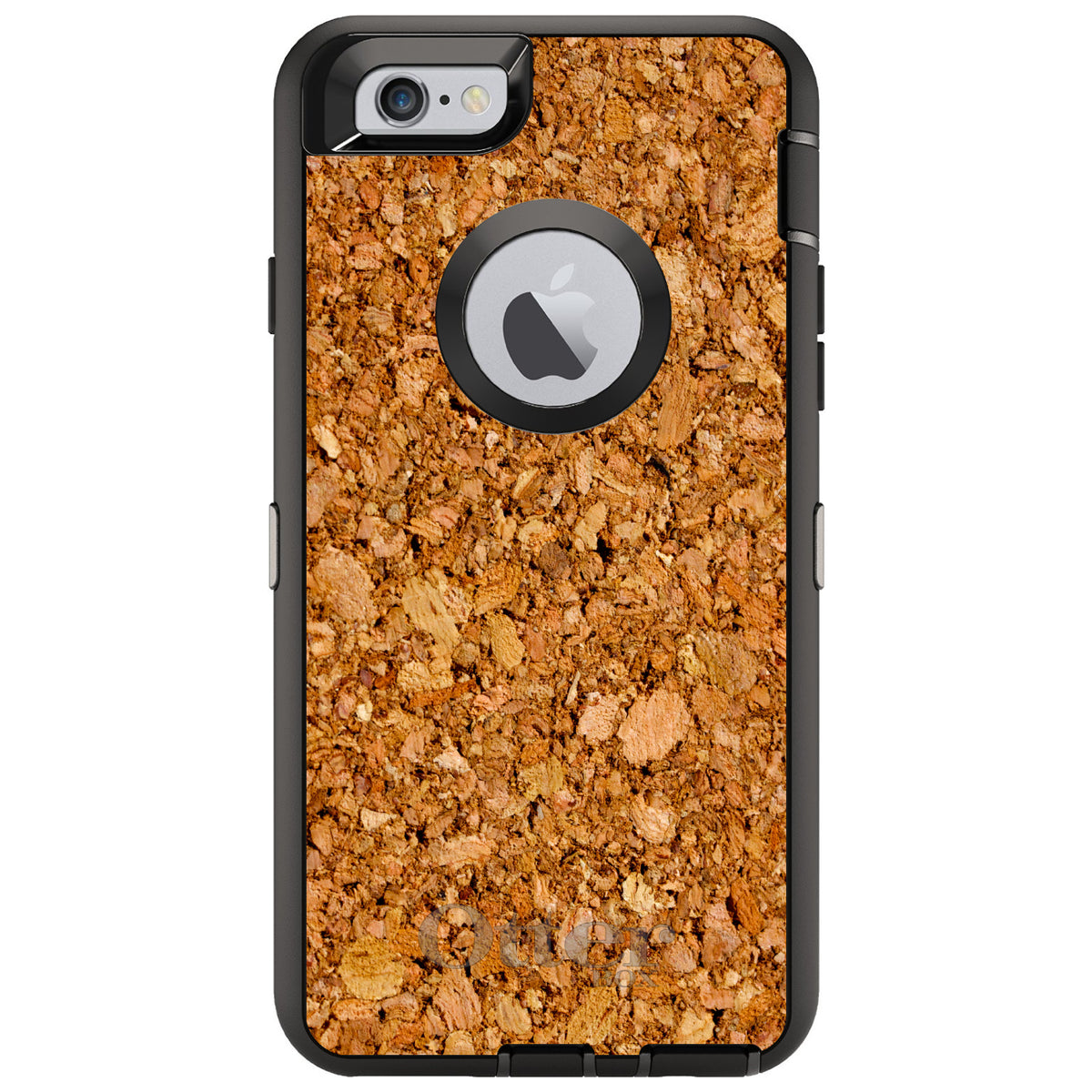 Dark Cork Board OtterBox Defender Case for iPhone & Galaxy, view 4