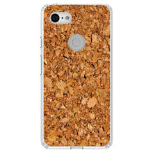 DistinctInk® Clear Shockproof Hybrid Case for Apple iPhone / Samsung Galaxy / Google Pixel - Dark Cork Board Image Print