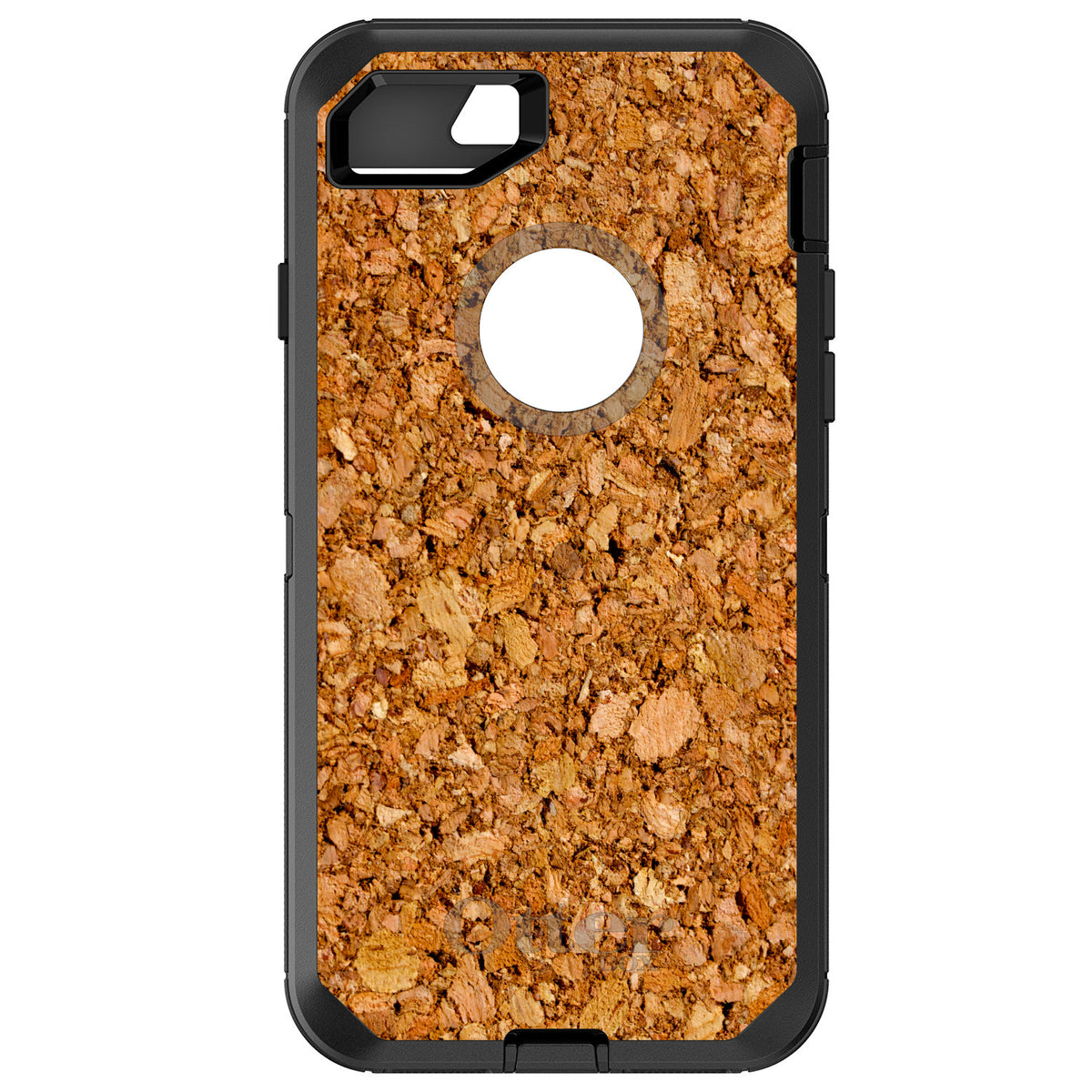 Dark Cork Board OtterBox Defender Case for iPhone & Galaxy